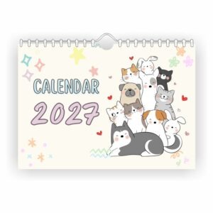 Календар настінний А4 Vivay на 2027 рік