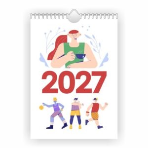 Календар настінний А4 Vivay на 2027 рік