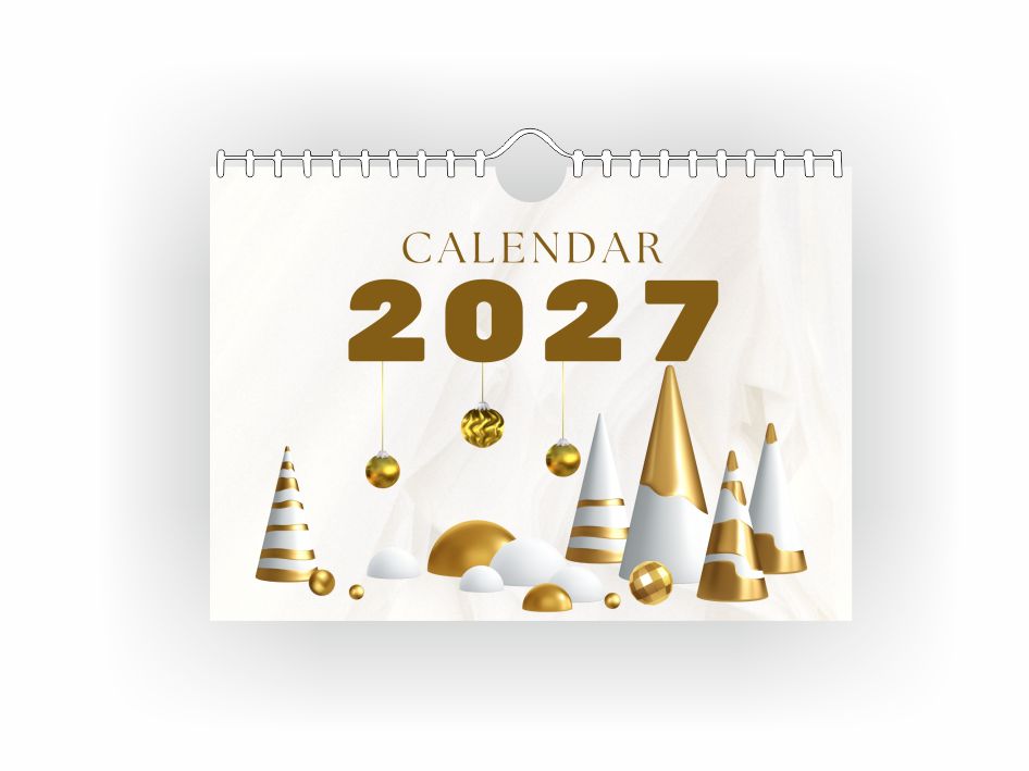 Календар настінний А4 Vivay на 2027 рік