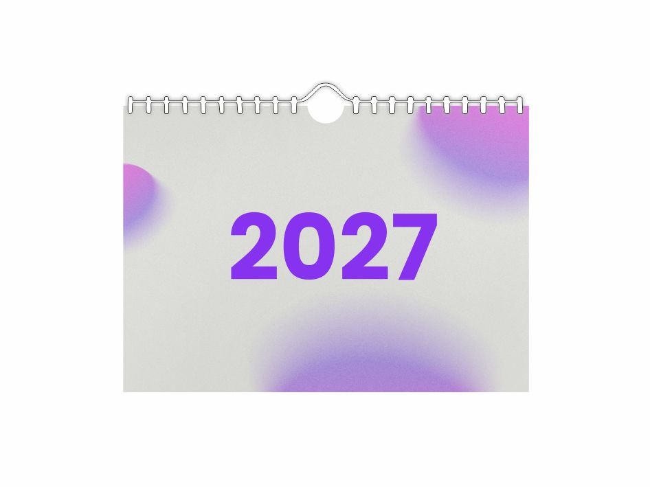 Календар настінний А3 Vivay на 2027 рік